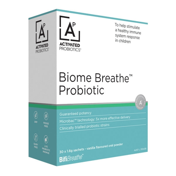 Biome Breathe Probiotic 30s, Vanilla