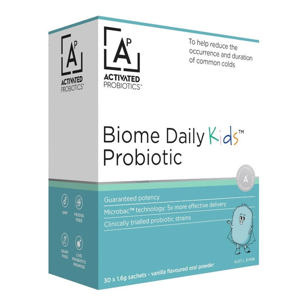 Biome Daily Kids Probiotic 30s, Vanilla