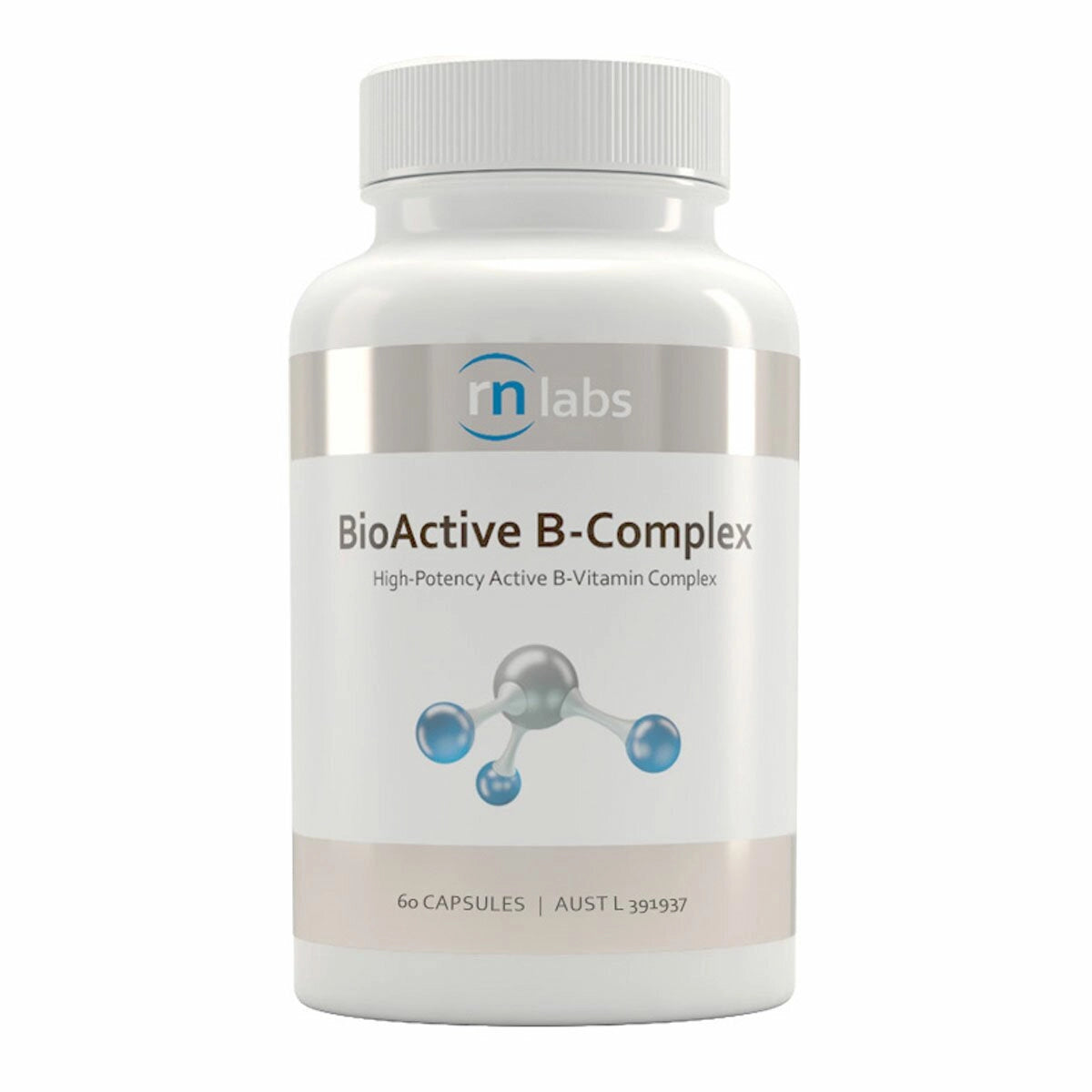 BioActive B-Complex 60c High-Potency active B-vitamin complex (Hypoallergenic)