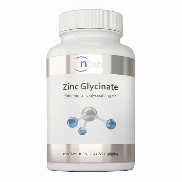 Zinc Glycinate 25mg 120C