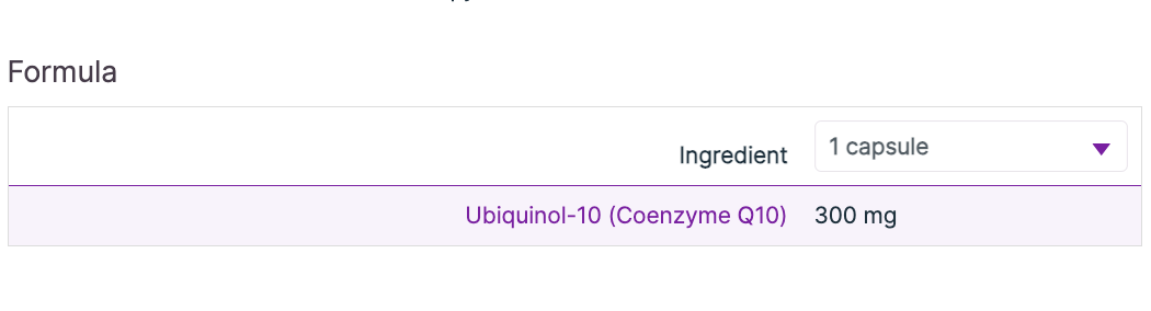 Ubiquinol 300 mg Cardiovascular Health Support