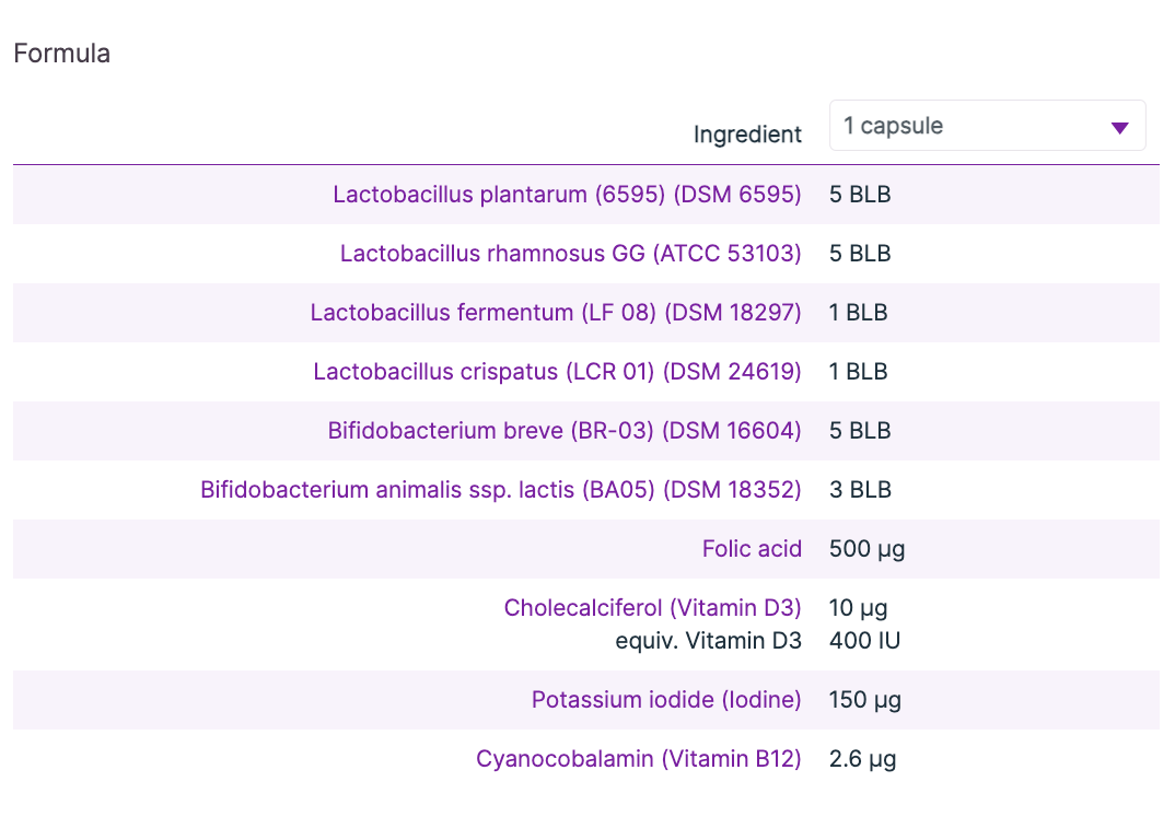 Biome Prenatal+ Probiotic 30c
