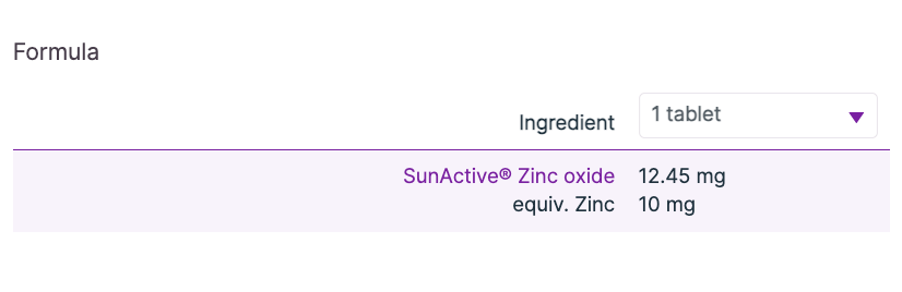 Chewable Zinc 60t