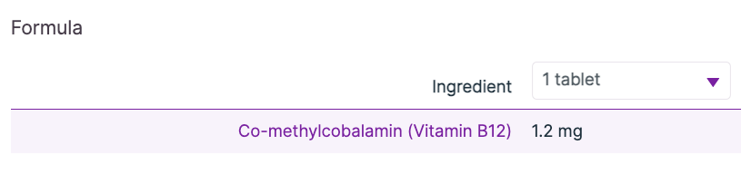Opti B12 1200 mcg (Sustained Release Vitamin B12)