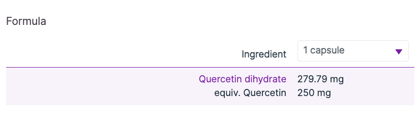 Quercetin LipoMicel 60c