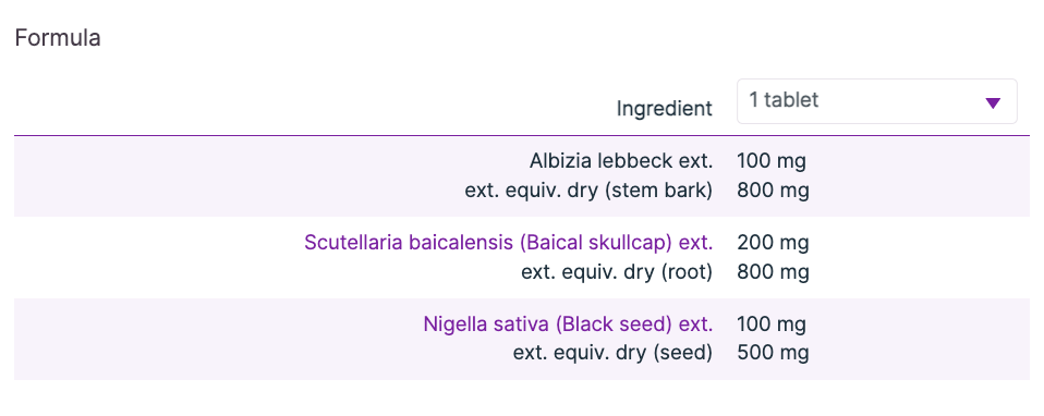 Albizia Complex 60t