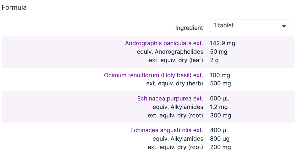 Andrographis Complex 60t