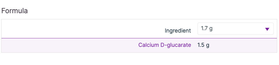 Calcium D-Glucarate 204g