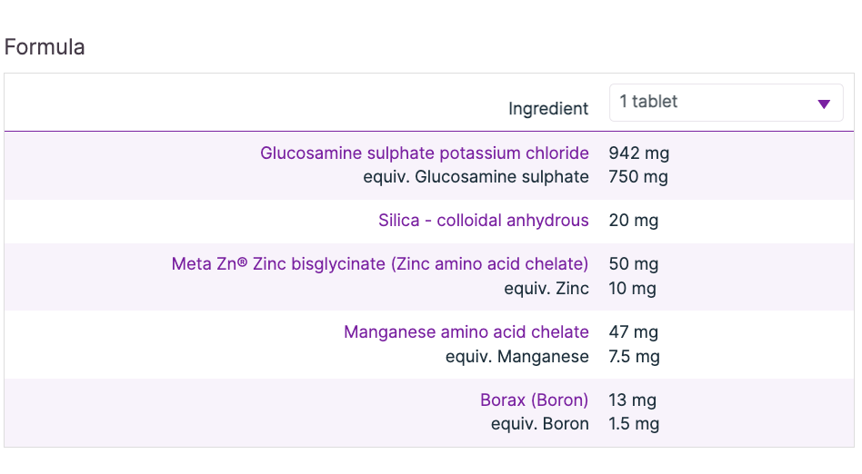Glucosamine Intensive Care 60t