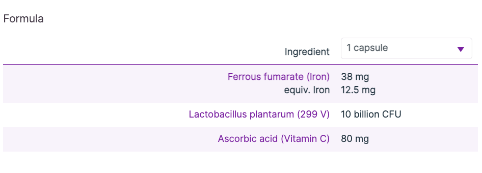Hemagenics Iron Maintain 60c