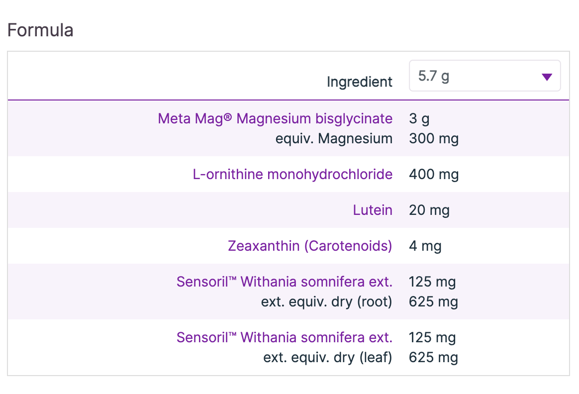 SleepX 114g, Tropical