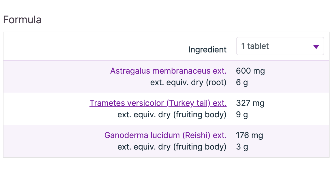 Super Mushroom with Astragalus 30t