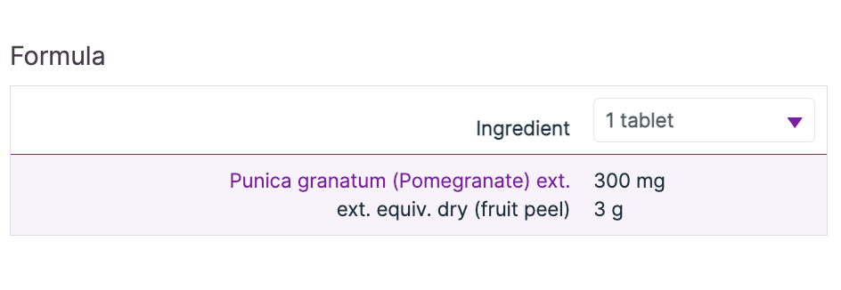 Pomegranate 60t