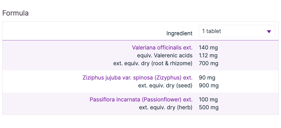 Valerian Complex 60t