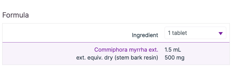 Myrrh Forte 60t