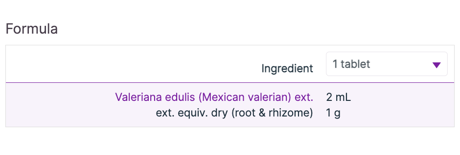 Mexican Valerian 50t