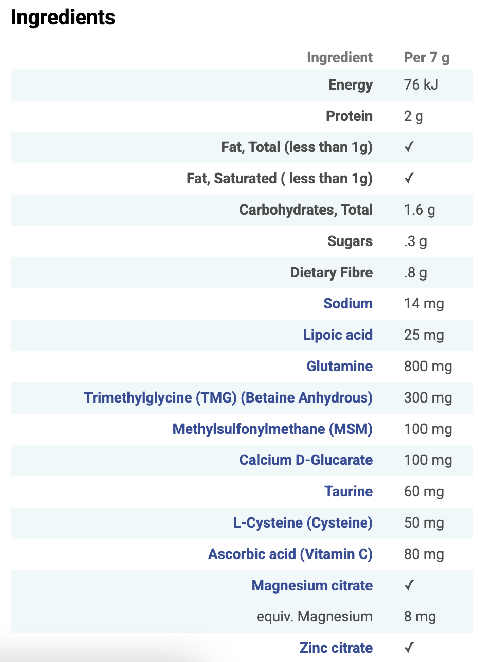 Matrix Phase Detox 200g
