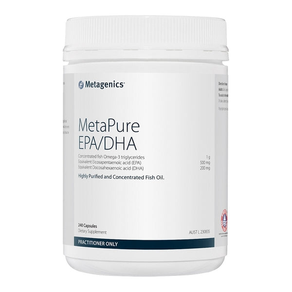 MetaPure EPA/DHA (Changing to OmegaGenics High Strength EPA/DHA Fish Oil)