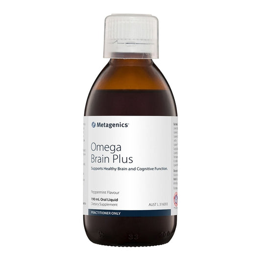 Omega Brain Plus 190mL, Peppermint