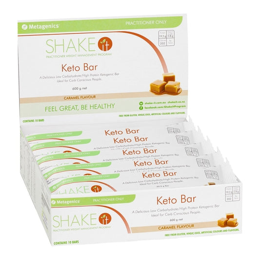 Keto Bar Caramel 10s