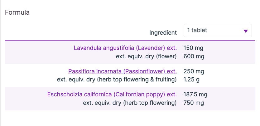 Lavandula Sleep 60t
